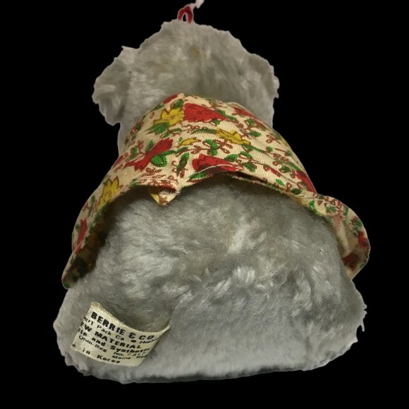 Russ Berrie Hippo Plush Nutshells Vintage 1977 Gray Stuffed Animal Toy Mini 5in. - Picture 5 of 11